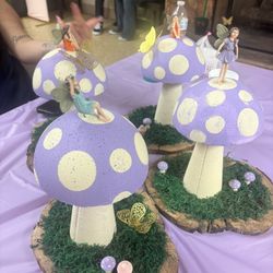 6 Fairy Center Pieces 