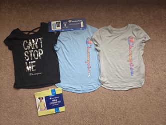 New Champion Tops Size 10/12 $14 ($3.50 Each)