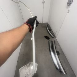 2017 W190 GT-CLASS MERCEDES BENZ 2DOOR REAR BUMPER MOULDING TRIM SILVER