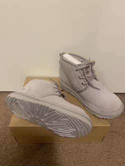 100% Authentic Brand New in Box UGG Neumel Boots / Color: Feather Grey / Little Kid size 13 and Little Kid size 1