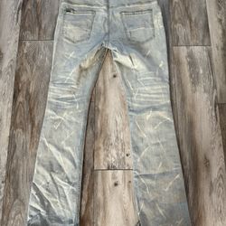 Stacked Ripped Jeans