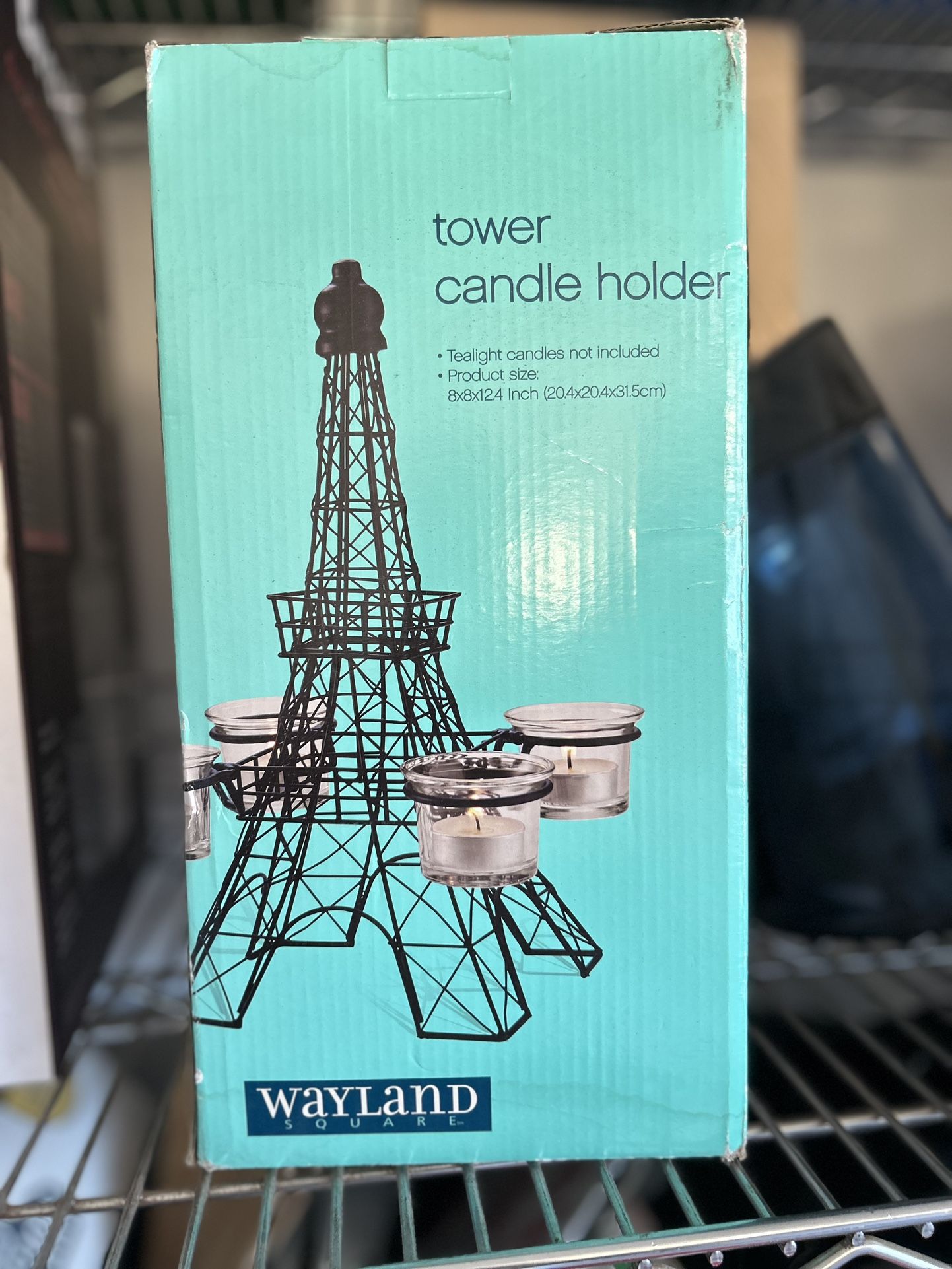 Candle Holder Eiffel Tower