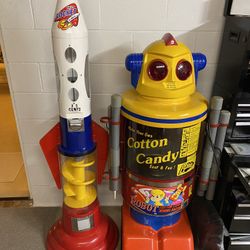 Vintage Robot And Space Vending Machines