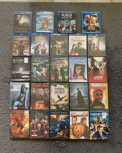 Dvd And Blu-ray Movie Lot 
