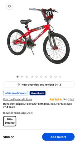 20” Kids Bike