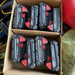 Milwaukee M18 18-Volt 1.5 Ah Lithium-Ion Compact Battery ($25 each)