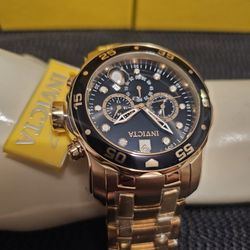 NEW MEN'S NICE LUXURY 48mm FACE ORIGINAL IN*VIC*TA CHRONO⌚️ 