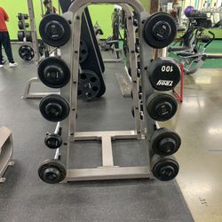 STRAIGHT BARBELL SET : 10 BARS x 10LB INCREMENTS