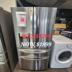 30 Cu. Ft. 4 Door French Door Refrigerator, Door IN Door, Full Convert Drawer, Craft Ice Maker