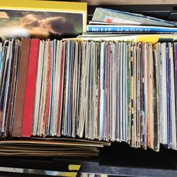 Bulk 3 Boxes Of Vintage Vinyls