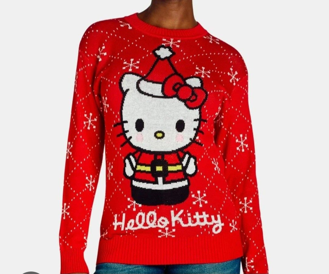 Christmas Hello Kitty Sweater Size: XL (16-18)