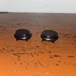 Miniature Wood Stands, 