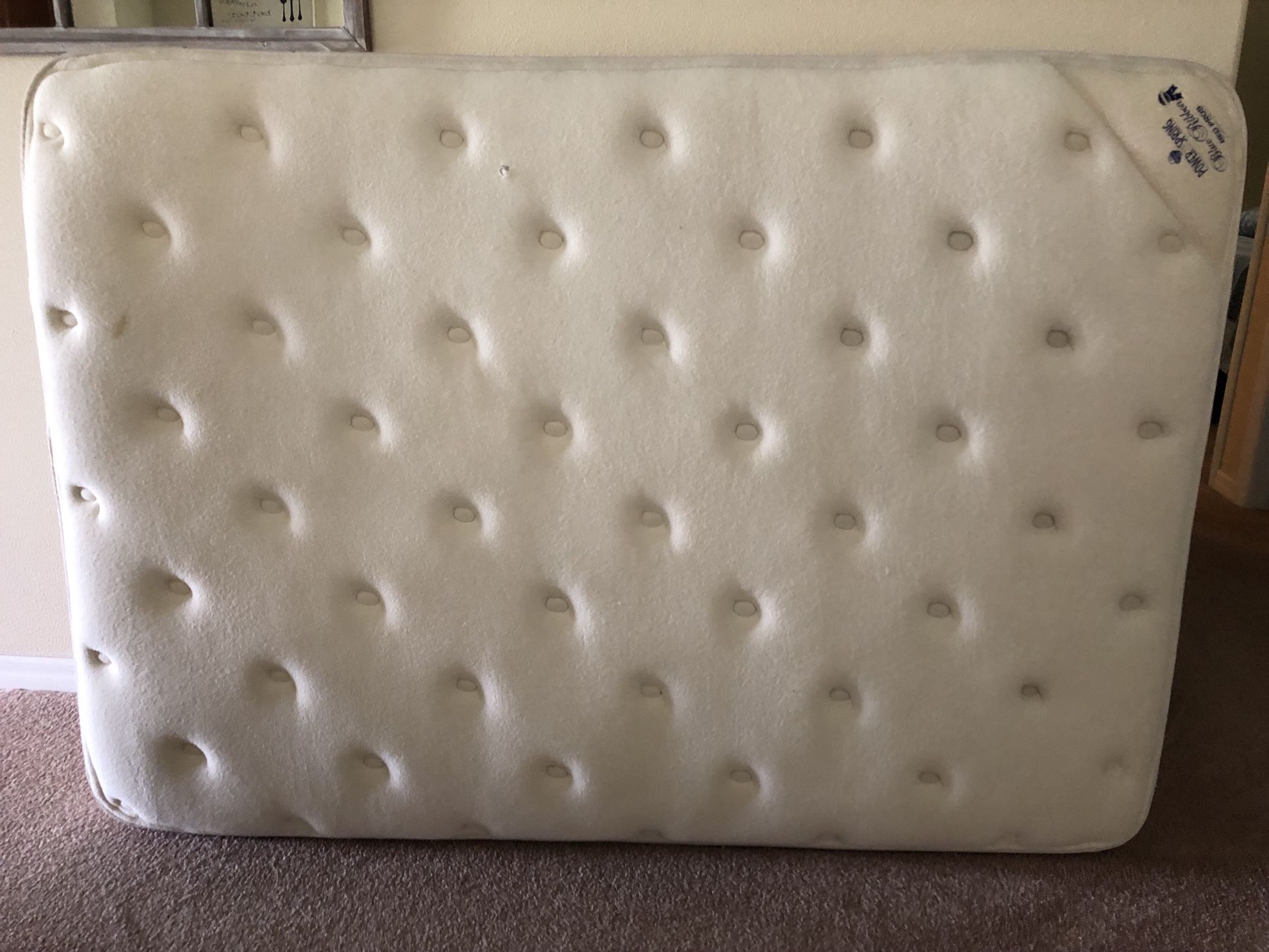 Free mattress full size with base