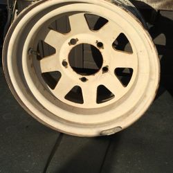 Auto Rims 15X8 off a 1964 Jeep CJ5