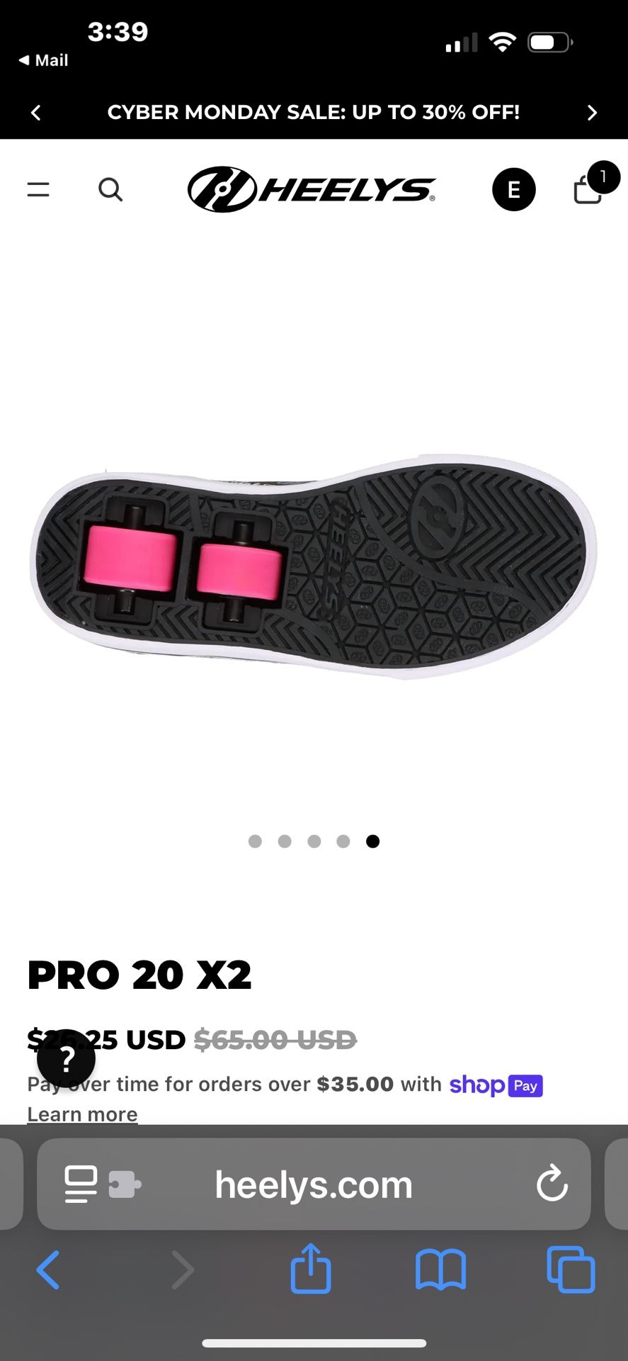 Heels Pro 20 X2 New Size 3