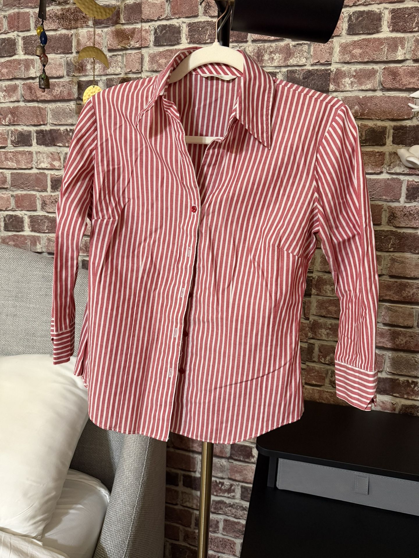 Marks & Spencer: Striped Button-down Shirt 