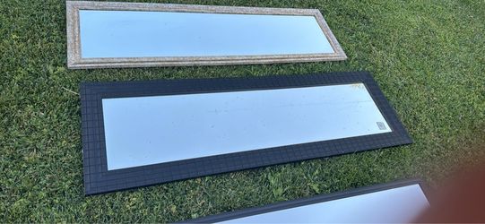 4 mirrors 53” x 13 1/2”