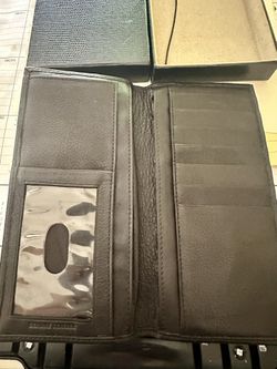 Leather Wallet - Credit Card Binder New 7x3 1/2” 