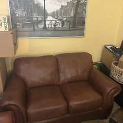  Leather living Room Couch Set 