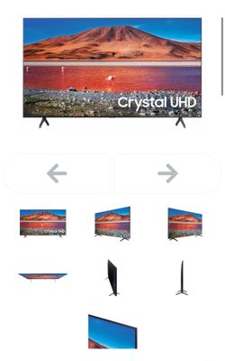 Samsung Smart TV Crystal HD 55” w/ wall mount