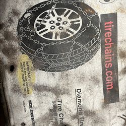 Brand new tire chains they’re diamond tire chains