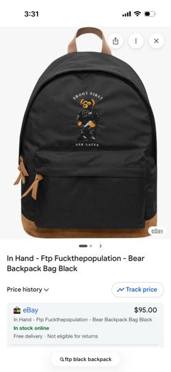 Ftp bear 🐻 back pack
