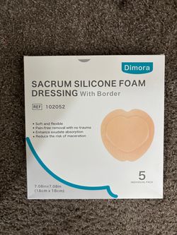 Dimora Sacrum Silicone Foam Dressing With Border
