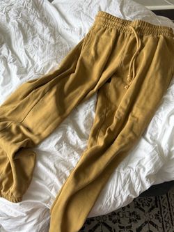 Aritzia Tna CozyAF Fleece Sweatpants | Mustard | XS