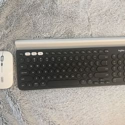 Logitech Wireless Keyboard, Wireless Mouse