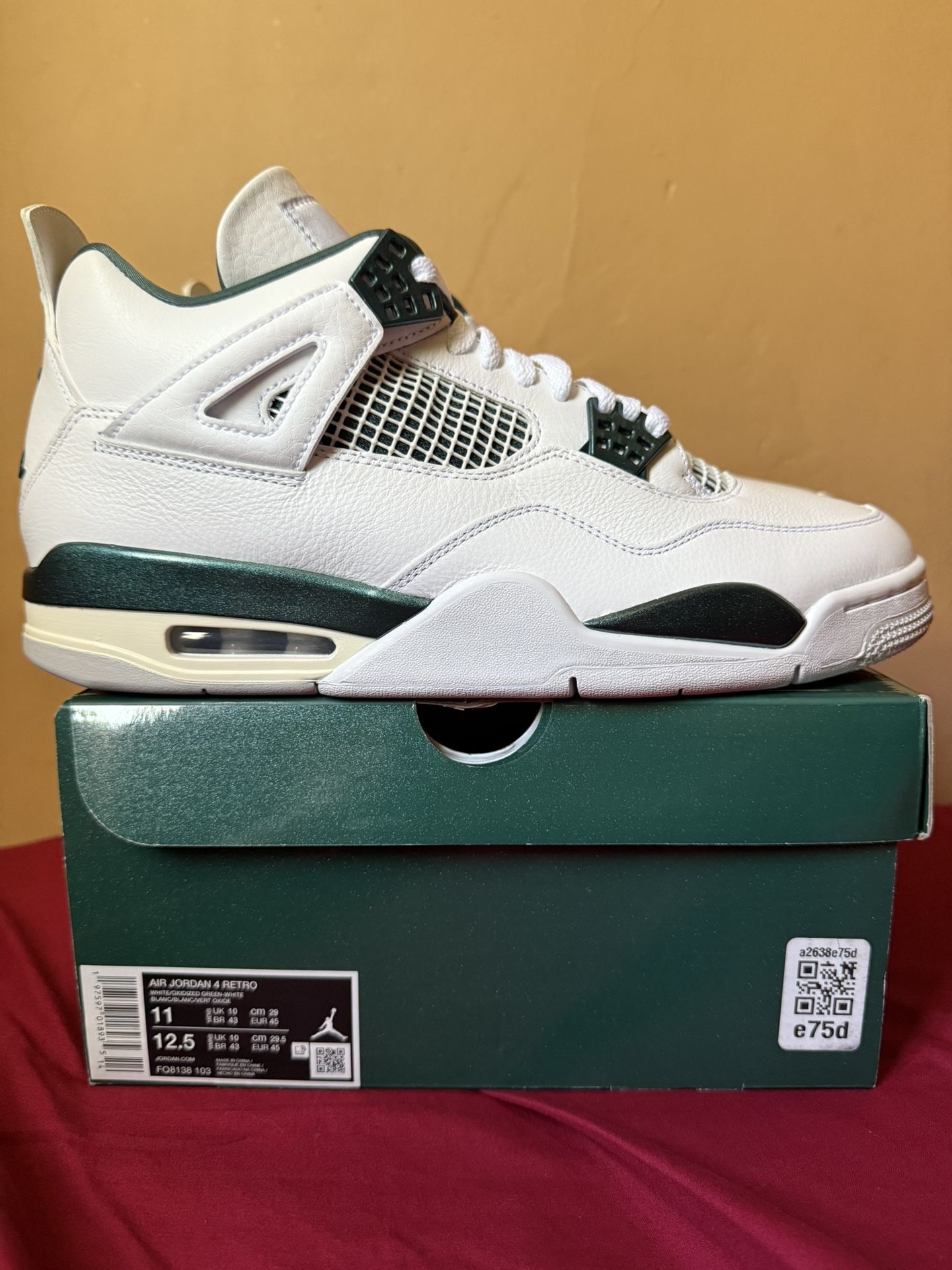 Air Jordan 4 Retro Oxidized Vintage Green