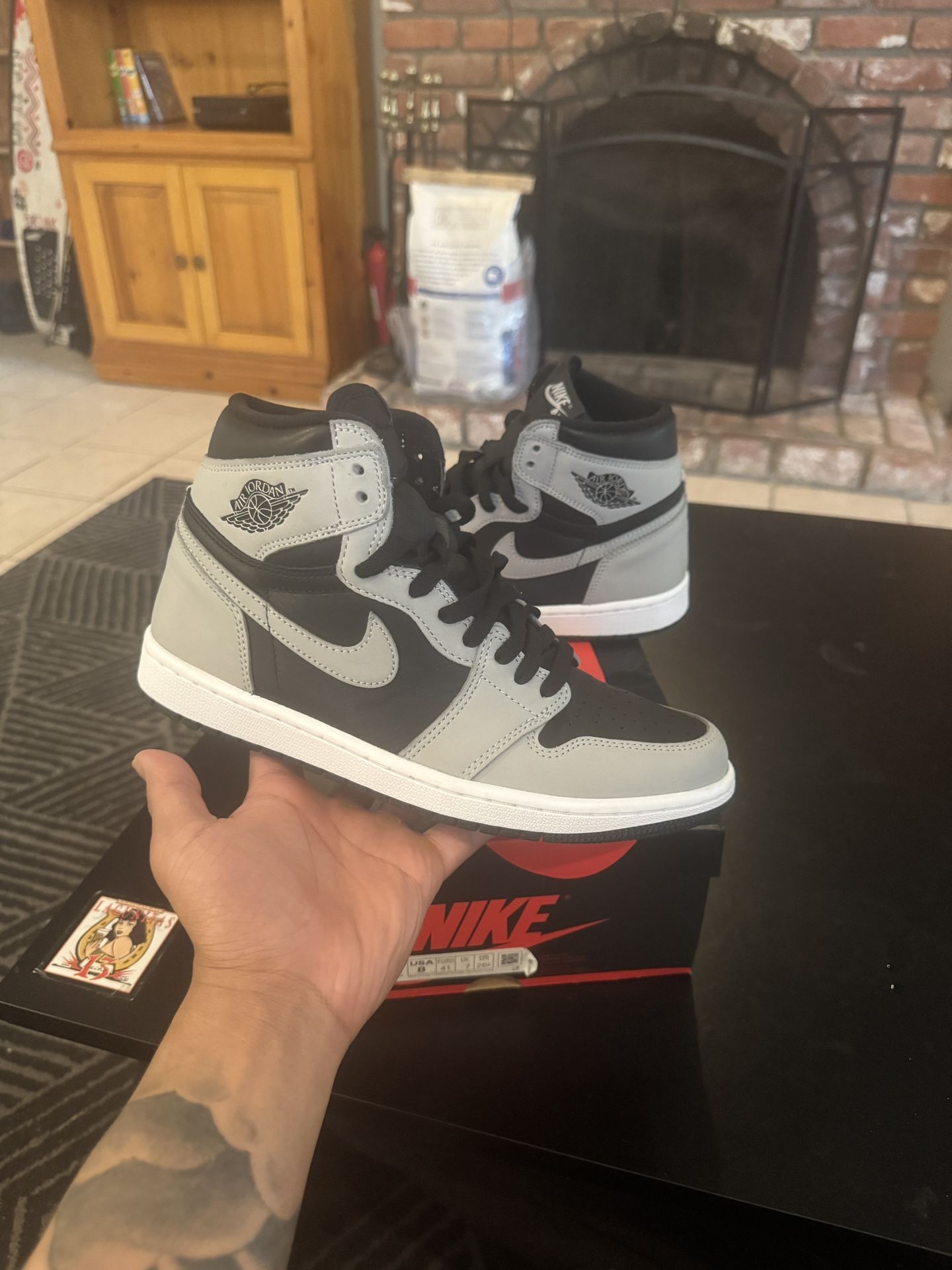 Air Jordan 1 Retro High OG 'Shadow 2.0' Size 8