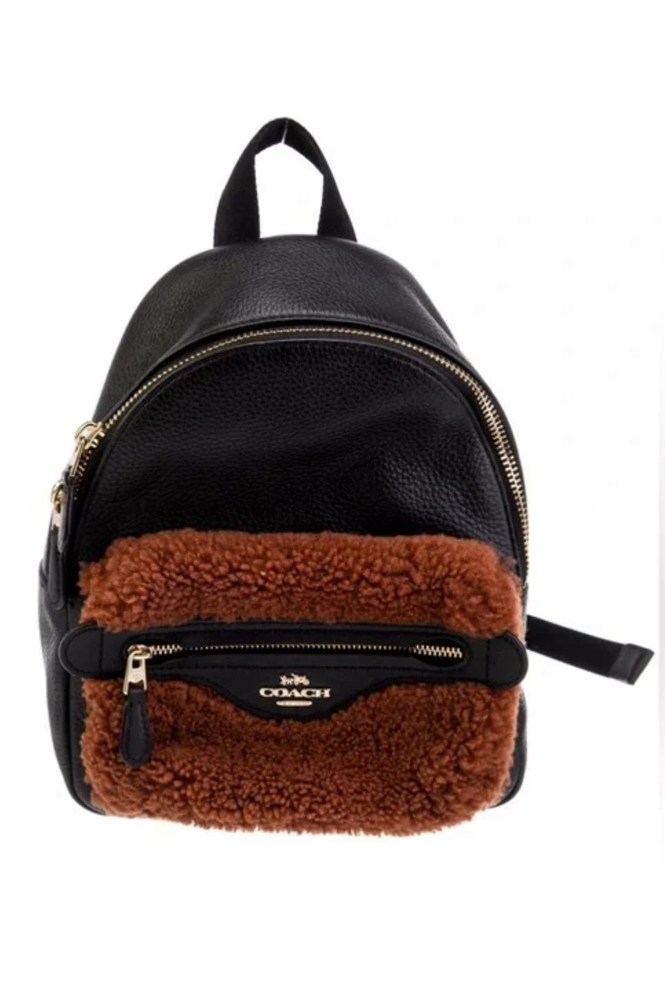 Small Coach Leather Backpack