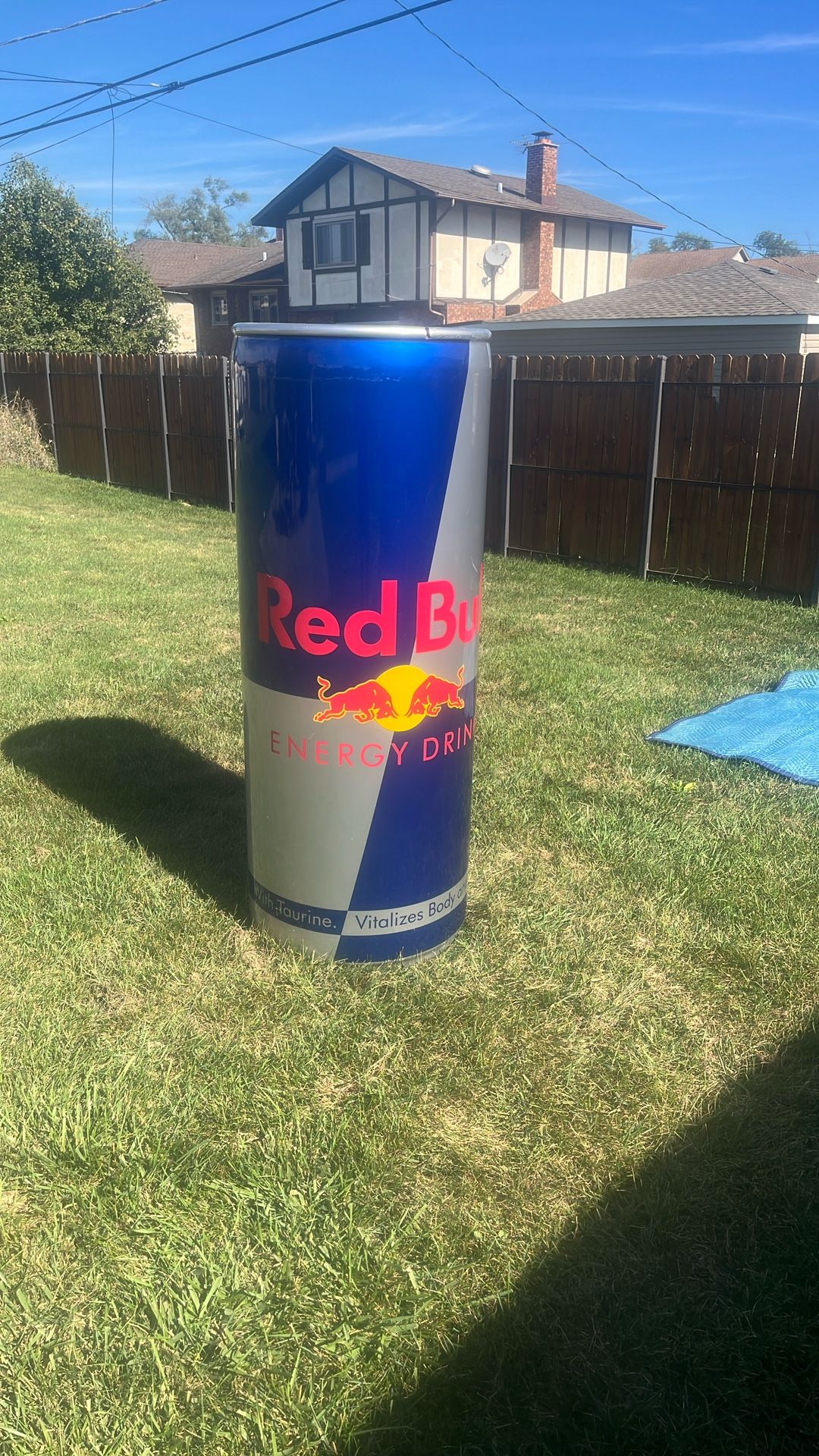 Giant 5-Foot Red Bull Display Can