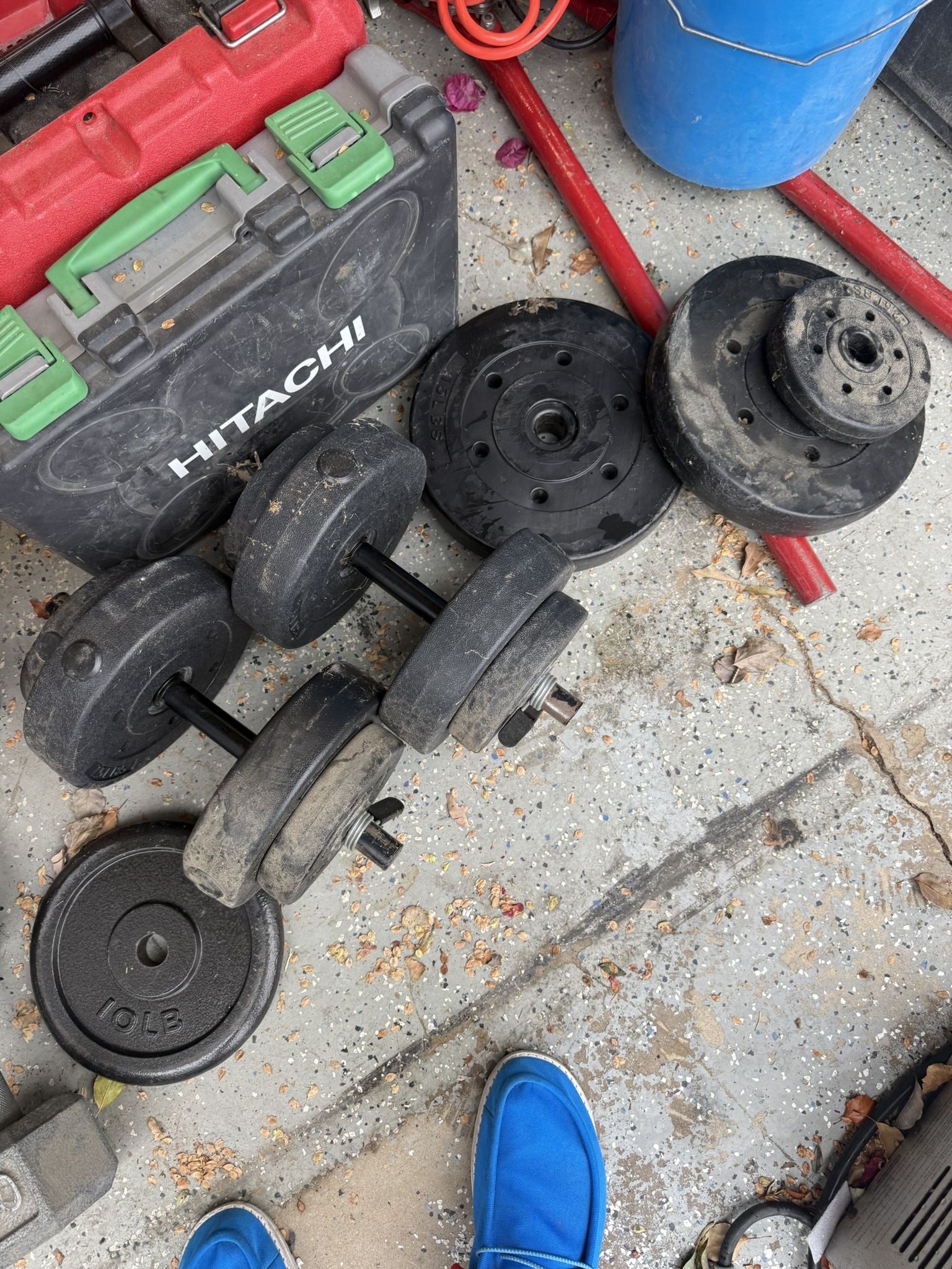 Dumbbells And Weights Everything In The Picture $65For All