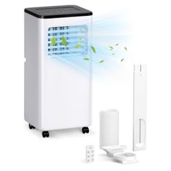 3-in-1 Portable Air Conditioner, 10000BTU Air Conditioner with Cool, Dehumidifier, Fan, for Room Up To 550 Sq Ft, Portable AC with Remote Control & 24