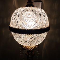 Vintage 1950's Hollywood Regency Large Gilt Lamp