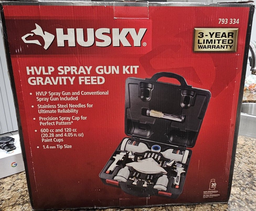 Husky Paint Spray Gun Kit