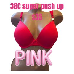 PINK BRA 38C DOUBLE PUSH UP ❤️❤️