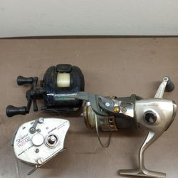 FISHING REELS 3PC USED 