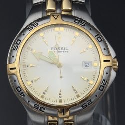 Fossil PR-5200 Men’s Two-Tone Stainless Steel Quartz Watch