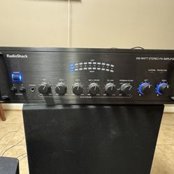 JBL Speakers And 250 Watts Amplifier 