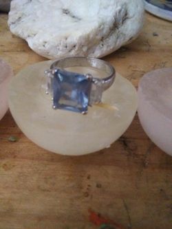 Semi Precious Stone Silver Platted Ring