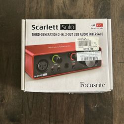 Focusrite Scarlett Solo