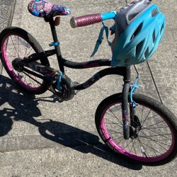 Girls Bike - Helmet Included