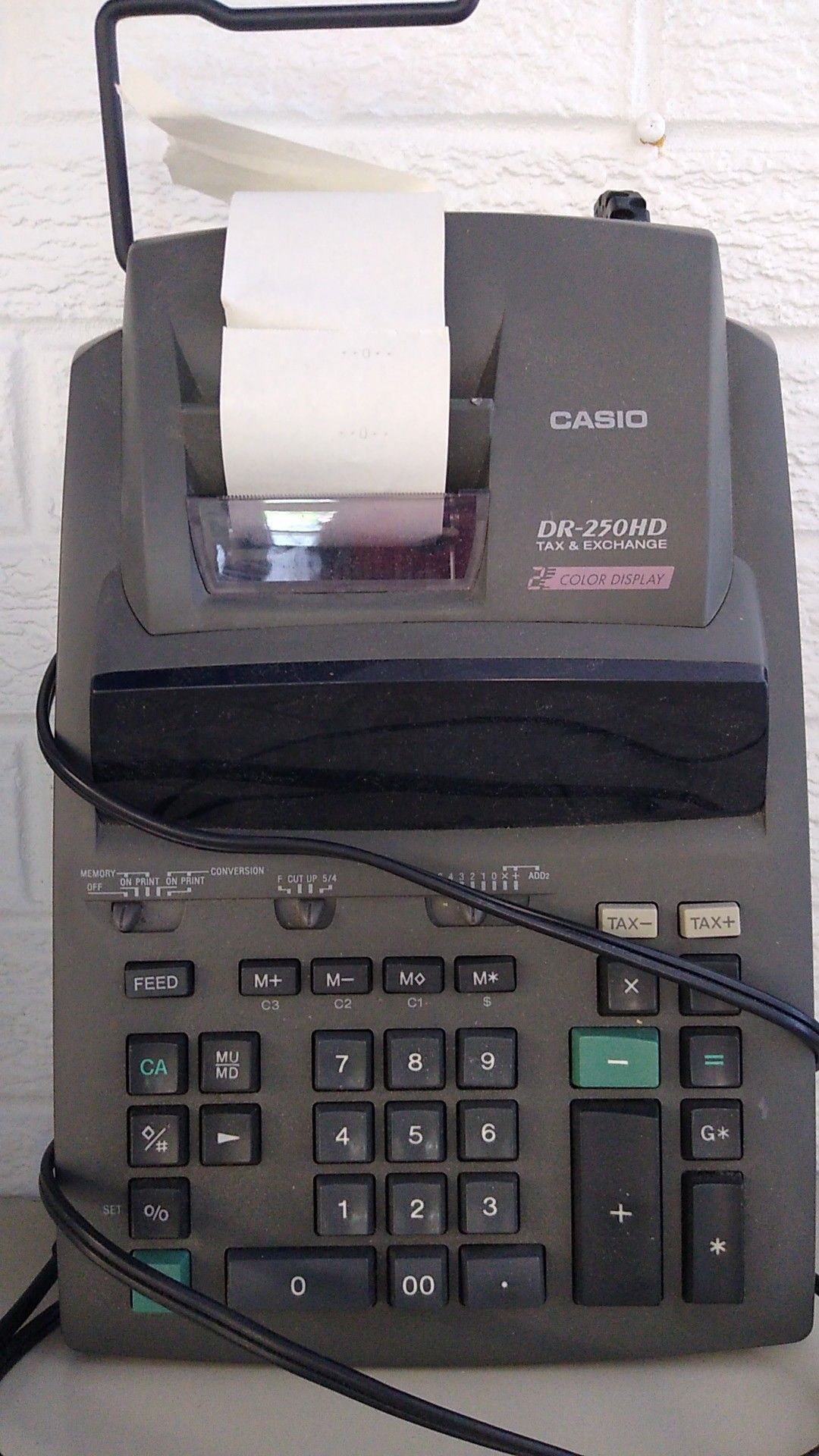 Casio dr250hd Adding Machine