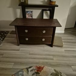 2 Drawer Chest Or Bottom Of Amoir 