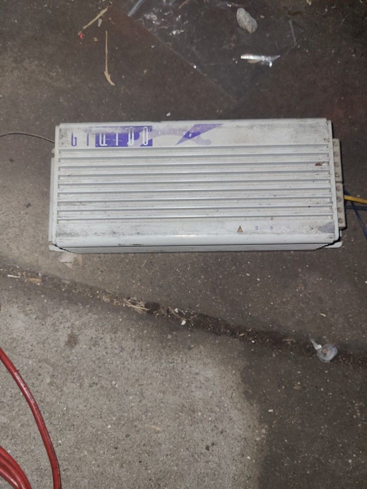 JBL 2 CHANNEL AMP GTQ100