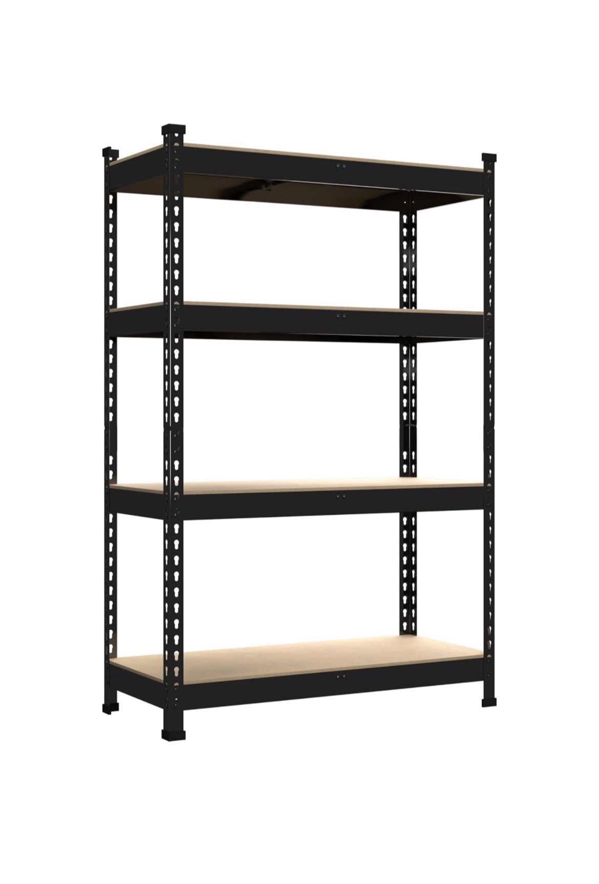 4 Tier 36" W x 16" D x 55" H Metal Storage Shelves, Adjustable - New In Box