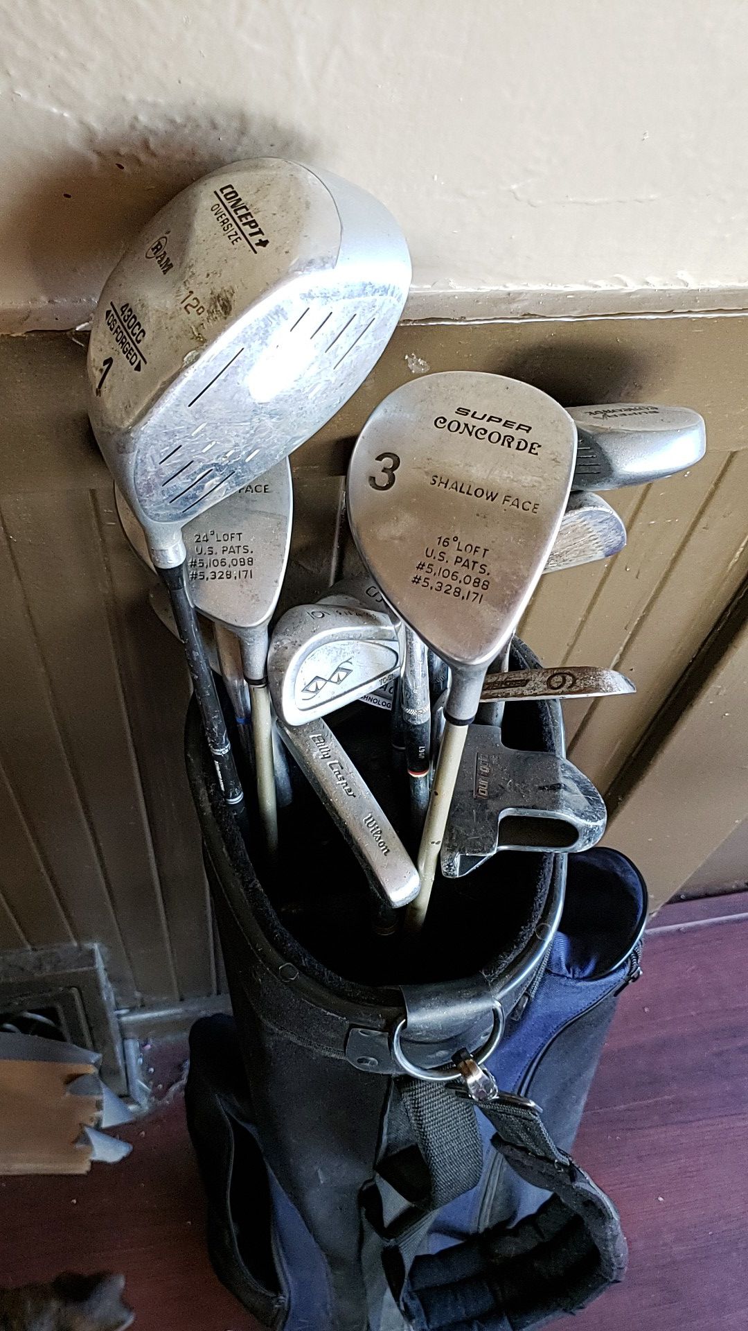 13 golf clubs