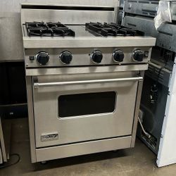 VIKING 30”WIDE GAS RANGE STOVE STAINLESS STEEL 